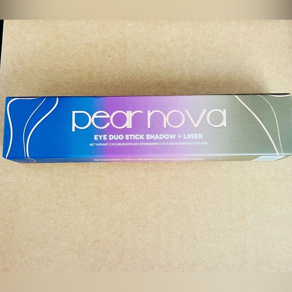 NIB Pear Nova Eye Duo Stick Shadow + Liner in Azurite & Unakite (2 duo sticks) - Picture 5 of 8